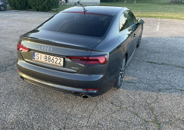 Audi A5 cena 130000 przebieg: 107241, rok produkcji 2018 z Chorzów małe 106